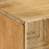 Sideboard Brown 90x33x75 cm Solid Wood Mango 4017748