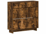 Shoe Cabinet EDE 78 x 24 x 103 cm Engineered Wood Smoked Oak 896000