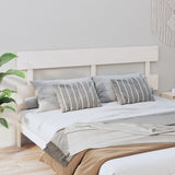 Bed Headboard White 184x3x81 cm Solid Wood Pine 819086