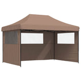 Party Tent Folding Brown 279 x 410 x 315 cm Oxford Fabric 42023592