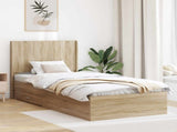 Bed Frame with Storage and Headboard Sonoma Oak 75 x 190 cm 3414167