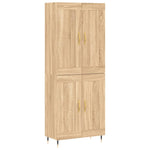 Highboard Sonoma Oak 69.5x34x180 cm Engineered Wood 3199668