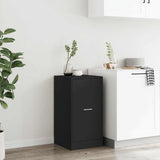 Apothecary Cabinet Black 40x41x77.5 cm Engineered Wood 855188