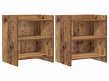 Bedside Tables 2 pcs Old Wood 40 x 30 x 60 cm Engineered Wood 8011008