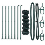 Welded Wire Fence with Concrete Base 10 x 0.4 m 3351226