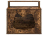 Cat House Smoked Oak 42.5 x 40 x 53.5 cm Engineered Wood 8000694