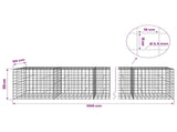Gabion with 3.5 mm Wire and 10x10 cm Mesh 1100x50x100 cm 3463312