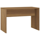 Dressing Table Set with LED Brown Oak Engineered Wood 3114114