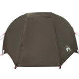 Fishing Tent 3-Person Brown Waterproof 4100656