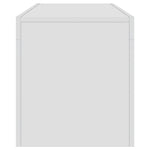 TV Cabinet with LED Lights High Gloss White 120x35x40 cm 804352