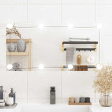 Wall Mirror with LED Lights 40x80 cm Glass Rectangle 3189153