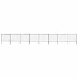Garden Fence with Spear Top Steel 1426x150 cm Black 277636