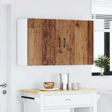Kitchen Wall Cabinets 2 pcs Kalmar Old Wood Engineered Wood 853574