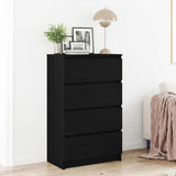 Sideboard Black Oak 60x35x98.5 cm Engineered Wood 861992