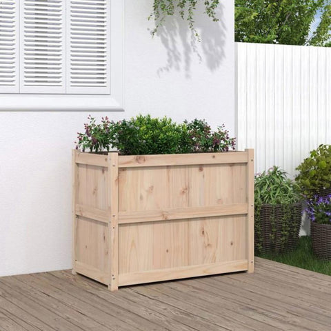 Garden Planter 90x50x70 cm Solid Wood Pine 837469