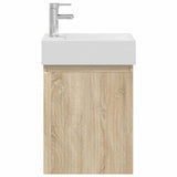 Bathroom Vanity Unit with Tap Sonoma Oak 45.5 x 22.5 x 84 cm 889443
