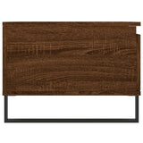 Coffee Table Brown Oak 90x50x36.5 cm Engineered Wood 830819
