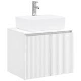 Bathroom Furniture Set White Engineered Wood 3404320