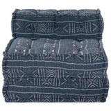 Modular Sofa Indigo Print 70 x 70 x 56 cm Fabric 4019062