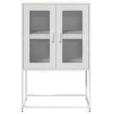 ZNTS Highboard White 68x39x107 cm Steel 853379