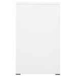 ZNTS Filing Cabinet White 46x62x102.5 cm Steel 336274