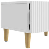 TV Cabinet High Gloss White 147 x 34.5 x 30 cm Engineered Wood 894709