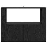 Sideboard Black oak 80 x 30 x 60 cm Engineered wood 881092