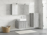 Bathroom Furniture Set 4 pcs Grey Sonoma 3407436