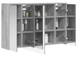 Bathroom Mirror Cabinet Grey Sonoma 73.5 x 16 x 62.5 cm 889172