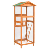 Bird Cage 68x62x166 cm Solid Firwood 171457