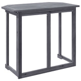 Folding Balcony Table 90x50x74 cm Solid Acacia Wood 46326