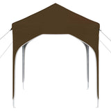 Pop-up Party Tent 194 x 194 x 245 cm Taupe 42019817