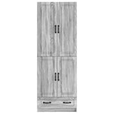 Cabinet Set 2 pcs Grey Sonoma Engineered Wood 3416940