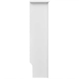 White Radiator Cover Heating Cabinet 152 cm Engineered Wood 242190