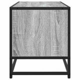 TV Cabinet Grey Sonoma 100x34.5x40 cm Engineered Wood and Metal 848817
