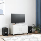 ZNTS TV Cabinet White 68x39x43.5 cm Steel 846643