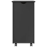 Rolling Cabinet Grey 34 x 39 x 65.5 cm Solid Pine Wood 42028358