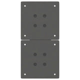 Coffee Table Legs X-Shaped 2 pcs Anthracite 28x cm Steel 4012950