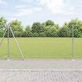 Welded Wire Fence with Concrete Base 10 x 1.2 m 3351294
