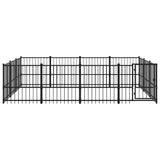 Outdoor Dog Kennel Steel 11.58 m 3124617