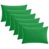 Cushion with Pillow HEERLEN 6 pcs Green Polyester 925110