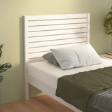 Bed Headboard White 96x4x100 cm Solid Wood Pine 819001