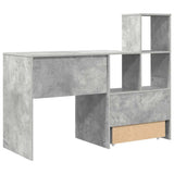 Desk Concrete Grey 131.5 x 50 x 106.5 cm Engineered Wood 3337268