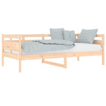 ZNTS Day Bed without Mattress Solid Wood Pine 90x190 cm Single 820307