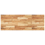 Basin Shelf Wall Mounted Steel and Solid Wood Acacia 3302846