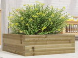 Garden Planter 50x50x23 cm Impregnated Wood Pine 847187