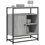 Sideboard Grey Sonoma 69x35x80 cm Engineered Wood 835547