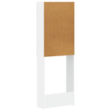 Toilet Cabinet EDE White 66 x 25.5 x 190 cm Engineered Wood 896035