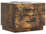 Bedside Cabinet Smoked Oak 43 x 34.5 x 44.5 cm Engineered Wood 895225