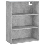 Highboard Concrete Grey 69.5x34x180 cm Engineered Wood 3189985